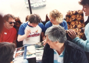 Bill Ross (head) ~ Mike Conran ~ Laurence Dunn ~ Rich Dumont ~ Linda Conran ~ Joan Dumont