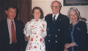 The Howard Family: Neville Howard, his wife Lavinia, his father Stafford Howard, and his wife Gracia
