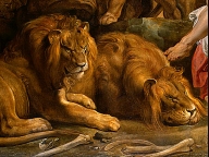 Rubens: Daniel in the Lion's Den (closeup)