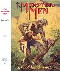 J. Allen St. John: Monster Men - title page art