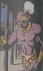 Mugambi from Jewels of Opar: art by Russ Manning