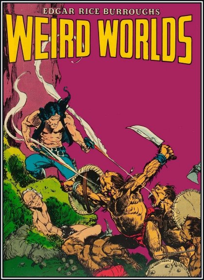 Weird Worlds No. 6 ~ August 1973 ~ MW Kaluta cover art