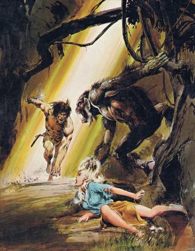 Tarzan art by Neal Adams