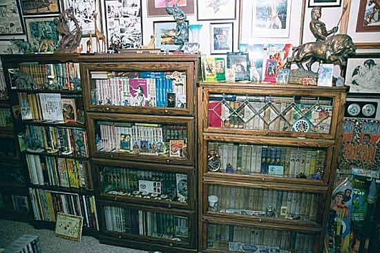 7. Foreign, Canaveral, G&D editions - original art - Thark, Dark Horse and plaster Tarzan statues - Jusko art