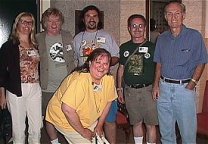 Bill with Austrian fans: Veronika & Walter ~ J the V ~ Wayne James ~ Pete Ogden