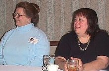 J the V and Lindy Zeuschner at head table