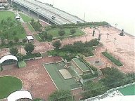 Waterfall Park on the Galt House parking complex
