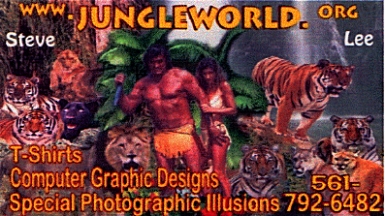Steve Hawke's business card ~ www.jungleworld.org
