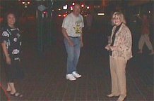 Sue-On, Danton, Mary and Stacy on a quest for food in downtown Louisville