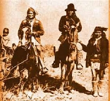 Geronimo riding with Naiche