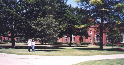 The former Michigan Military Academy parade ground.