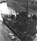 USS Shaw at the Mare Island Navy Yard, August 5, 1945