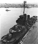 USS Shaw at the Mare Island Navy Yard, August 5, 1945