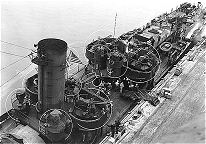 USS Shaw at the Mare Island Navy Yard, August 5, 1945