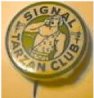 Signal Oil Tarzan Club pinback