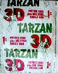 Package of 3D Tarzan Bubble Gum Cards