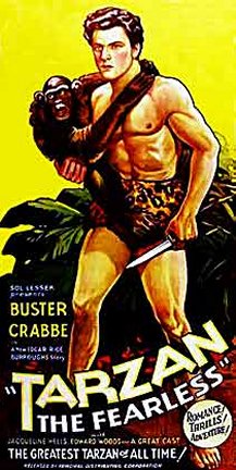 Western Trails Stars of the Silver Screen - Remembering actor BUSTER CRABBE  (1908 – 1983), who was born on February 7th. He starred in a number of  popular films in the 1930s