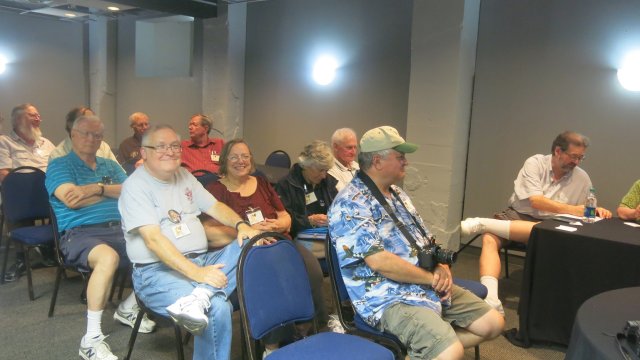 Audience L-R: Bob O'Malley ~ Brooks Shelhorse ~ Jim Goodwin