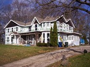 5.  Sunnyside farmhouse, Coldwater, Michigan.  Hulbert's big city get away.