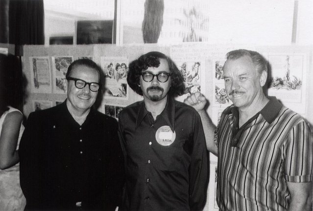 Burne Hogarth, Mike Royer and Russ Manning.