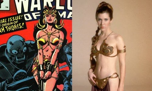 leia and dejah gold bikini inspiration