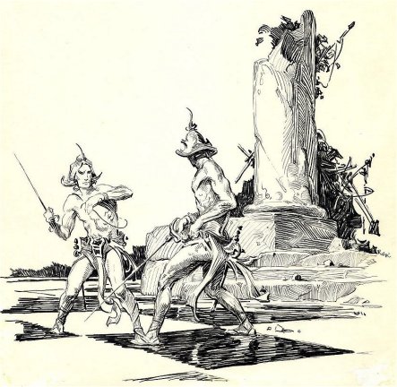 Roy Krenkel Chessmen Art