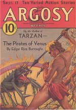 BB 51 back cover: Argosy cover art by Paul Stahr ~ Argosy Sept. 17, 1932