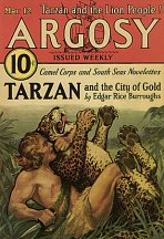 BB 52 Tarzan and the City of Gold ~ Back Cover Pulp
