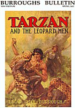 BB 50 Spring 2002: Front Tarzan and the Leopoard Men: 1st Ed cover by St. John 1935 Burroughs
