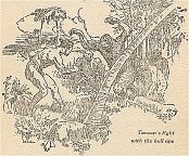 III. Beasts at Bay: Tarzan's fight with the bull ape