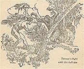 III. Beasts at Bay: Tarzan's fight with the bull ape