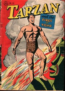 Tarzan and the Fires of Tohr #161 ~1947 Dell Comic