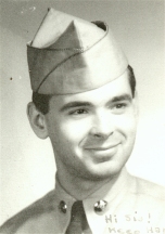 George as Army Buck Private: Fort Dix, N. J. ~ Age 20 ~ 1951