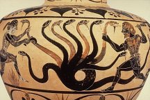 Hercules slaying the Lernean hydra