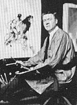 J. Allen St. John in his studio
