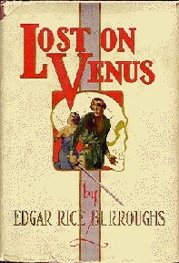 J. Allen St. John: Lost on Venus - 5 b/w plates - ERB Map