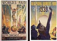Chicago World's Fair 1933 and New York World's Fair 1939