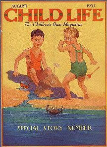 Child Life Magazine Aug. 1937, published by Rand McNally & Co.