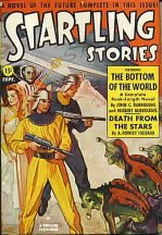 Startling Stories: September 1941 - John C. & Hulbert Burroughs ~ Cover: Rudolph Belarski
