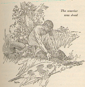 VI. The warrior was dead.