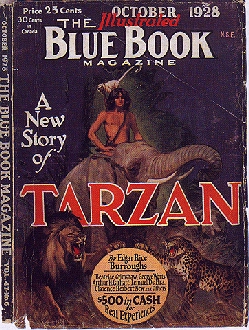 Blue Book - October 1928 - Tarzan and the Lost Empire 1/5