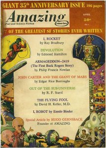 Amazing Stories: April 1961 - John Carter and the Giant of Mars