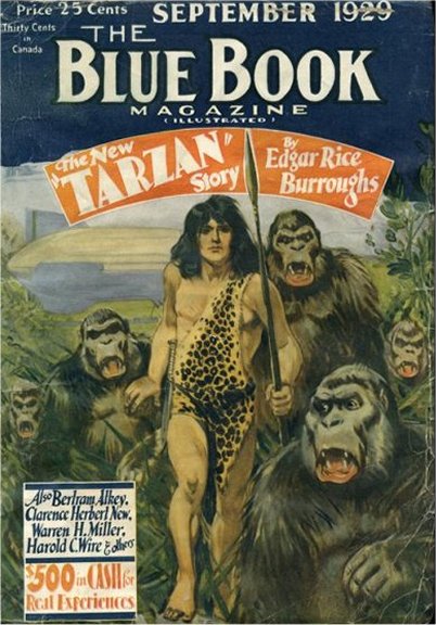 Blue Book - September 1929 - Tarzan at the Earth's Core 1/7