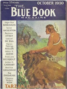 Blue Book - October 1930 - Tarzan, Guard of the Jungle 1/7