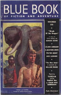 Blue Book: November 1937 - Tarzan and the Elephant Men 1/3