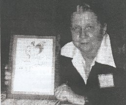 Leigh Brackett with Golden Lion Award 1977