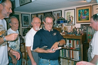 Bob with Bob Hunton, Pete Ogden, Mike Conran and Laurence Dunn