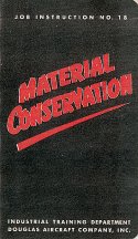 Cover: Material Conservation ~ Douglas Booklet 18 by JCB