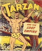 Whitman Big Little Book: Tarzan and the Lost Empire: Jesse Marsh cover ~ Rex Maxon