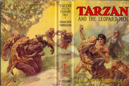 J. Allen St. John: Tarzan  and the Leopard Men - 4 interior b/w plates